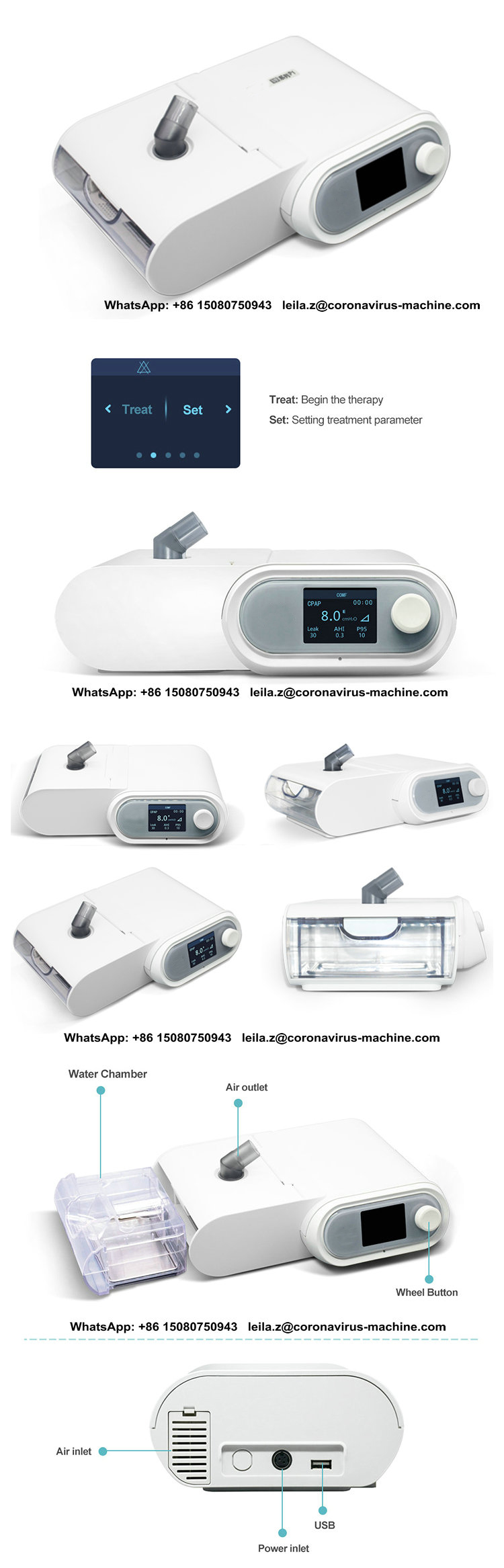 BiPAP P1 Non-invasive Ventilator